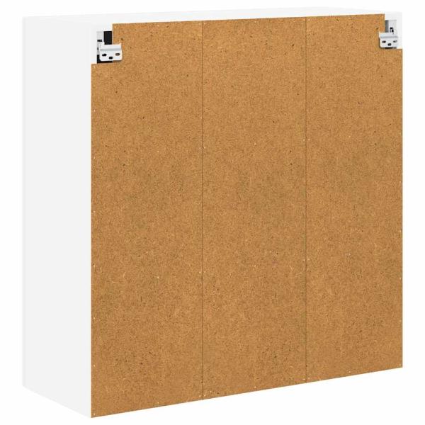 Küchenhängeschrank Hochglanz Weiß 80 x 31 x 80 cm Holzwerkstoff