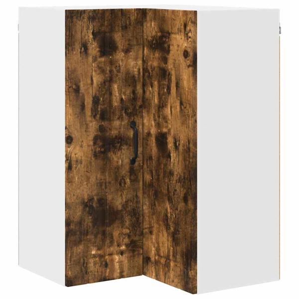 Küchenhängeschrank mit Regal Geräucherte Eiche 57 x 57 x 80 cm