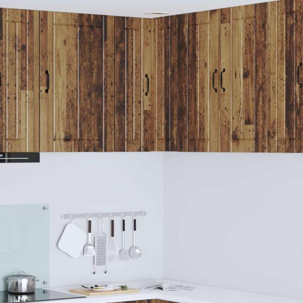 ARDEBO.de - Küchenhängeschrank Altholz 57 x 57 x 80 cm Holzwerkstoff