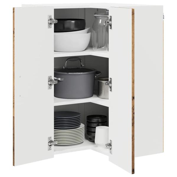 Küchenhängeschrank Altholz 57 x 57 x 80 cm Holzwerkstoff
