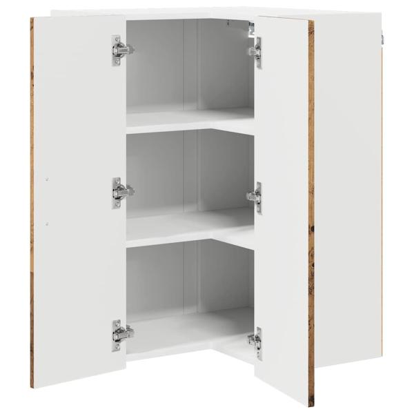 Küchenhängeschrank Altholz 57 x 57 x 80 cm Holzwerkstoff