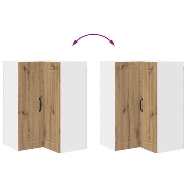 Küchenhängeschrank Artisan-Eiche 57 x 57 x 80 cm Holzwerkstoff