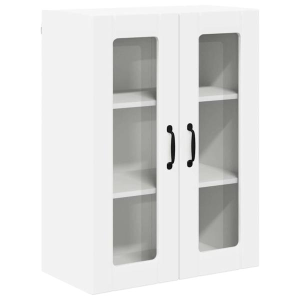 Küchenhängeschrank mit Regal Weiß 60 x 31 x 80 cm Holzwerkstoff