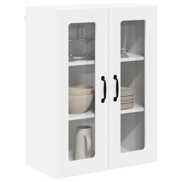 Küchenhängeschrank mit Regal Weiß 60 x 31 x 80 cm Holzwerkstoff