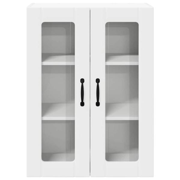 Küchenhängeschrank mit Regal Weiß 60 x 31 x 80 cm Holzwerkstoff