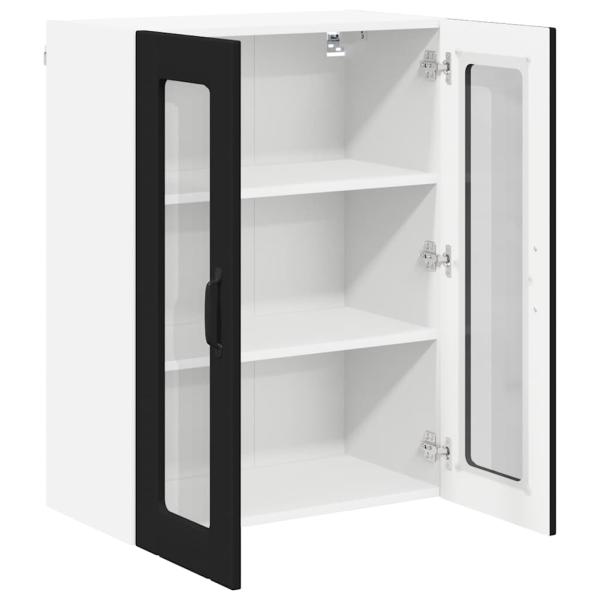 Küchenhängeschrank Schwarz 60 x 31 x 80 cm Holzwerkstoff