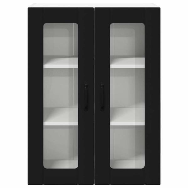 Küchenhängeschrank Schwarz 60 x 31 x 80 cm Holzwerkstoff