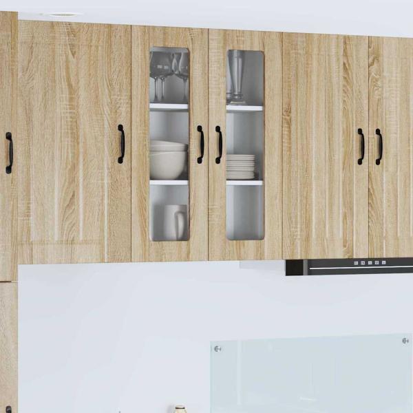 ARDEBO.de - Küchenhängeschrank Sonoma-Eiche 60 x 31 x 80 cm Holzwerkstoff