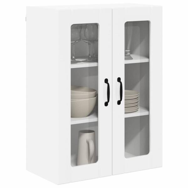 Küchenhängeschrank Hochglanz Weiß 60 x 31 x 80 cm Holzwerkstoff