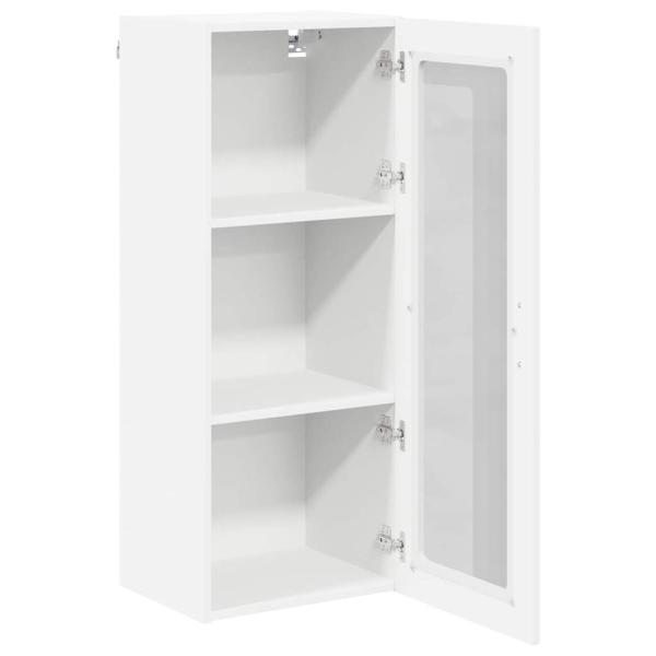 ARDEBO.de - Küchenhängeschrank mit Tür Weiß 40 x 31 x 100 cm Holzwerkstoff
