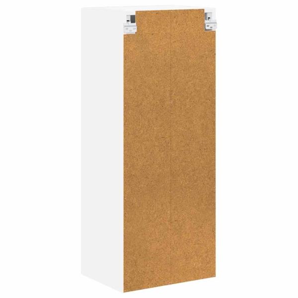 Küchenhängeschrank mit Tür Weiß 40 x 31 x 100 cm Holzwerkstoff