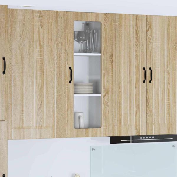 ARDEBO.de - Küchenhängeschrank Sonoma-Eiche 40 x 31 x 100 cm Holzwerkstoff