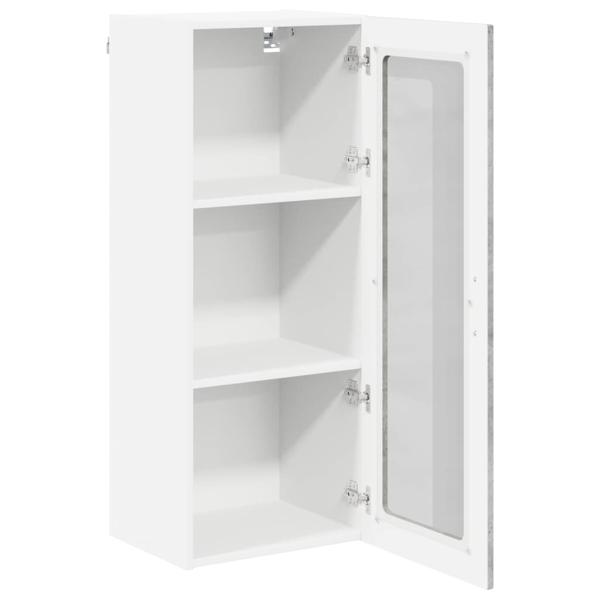 Küchenhängeschrank Beton Grau 40 x 31 x 100 cm Holzwerkstoff