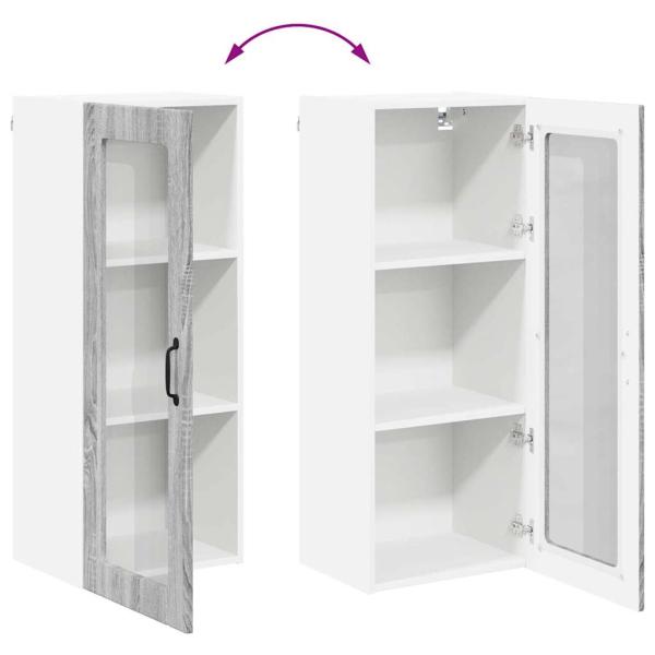 Küchenhängeschrank Graues Sonoma 40 x 31 x 100 cm Holzwerkstoff