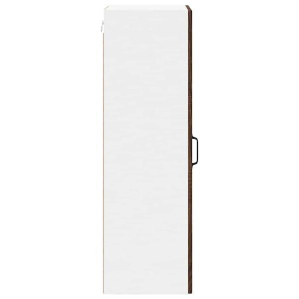 Küchenhängeschrank mit Tür Braun Eichen-Optik 40 x 31 x 100 cm