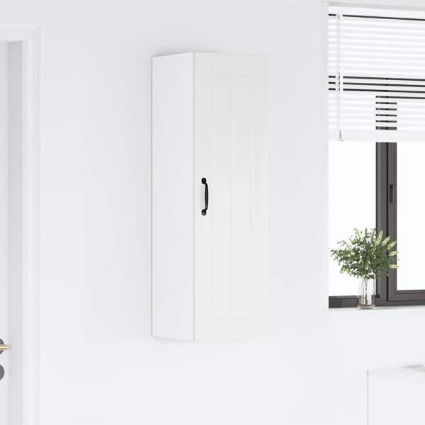 Küchenhängeschrank mit Tür Weiß 30 x 31 x 100 cm Holzwerkstoff