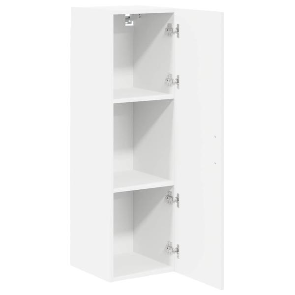 Küchenhängeschrank mit Tür Weiß 30 x 31 x 100 cm Holzwerkstoff