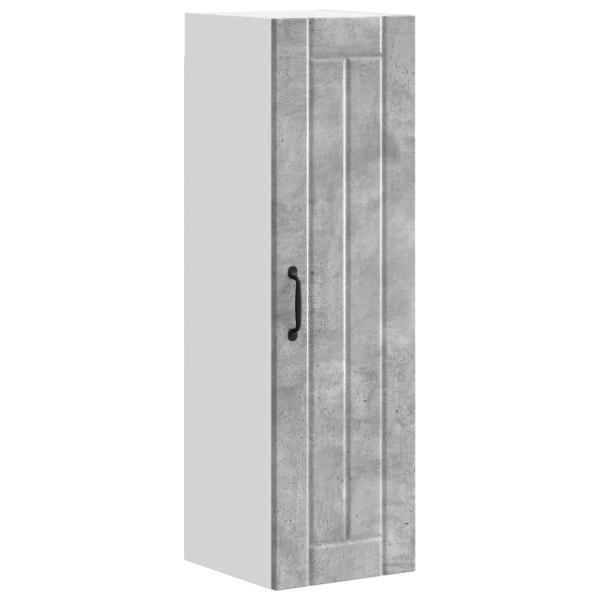 ARDEBO.de - Küchenhängeschrank Beton Grau 30 x 31 x 100 cm Holzwerkstoff