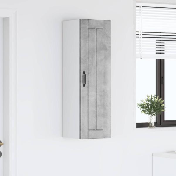 Küchenhängeschrank Beton Grau 30 x 31 x 100 cm Holzwerkstoff