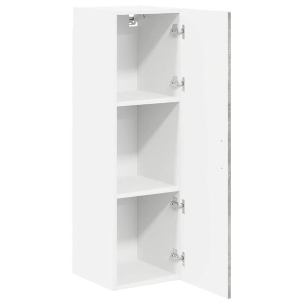 Küchenhängeschrank Beton Grau 30 x 31 x 100 cm Holzwerkstoff