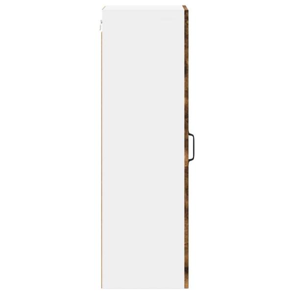 Küchenhängeschrank mit Regal Geräucherte Eiche 30 x 31 x 100 cm