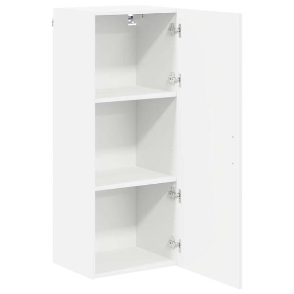 Küchenhängeschrank mit Tür Weiß 40 x 31 x 100 cm Holzwerkstoff