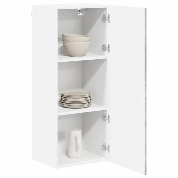 Küchenhängeschrank Beton Grau 40 x 31 x 100 cm Holzwerkstoff