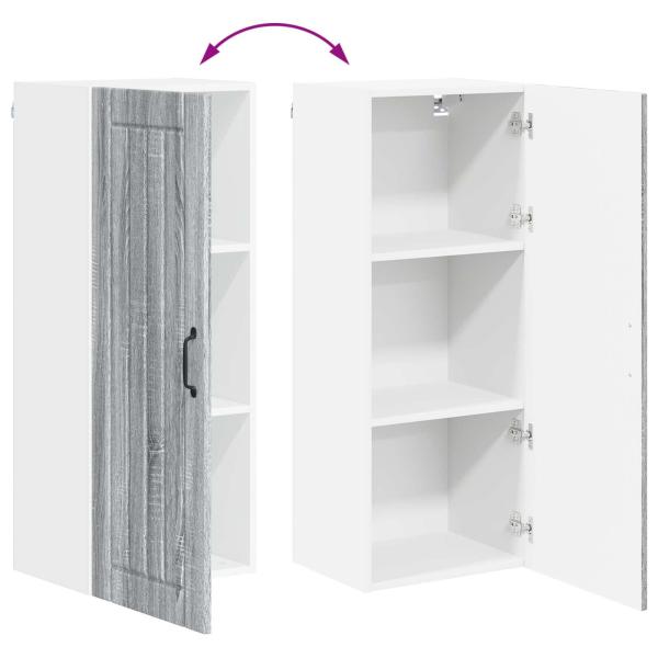 Küchenhängeschrank Graues Sonoma 40 x 31 x 100 cm Holzwerkstoff