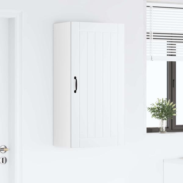 Küchenhängeschrank mit Tür Weiß 50 x 31 x 100 cm Holzwerkstoff
