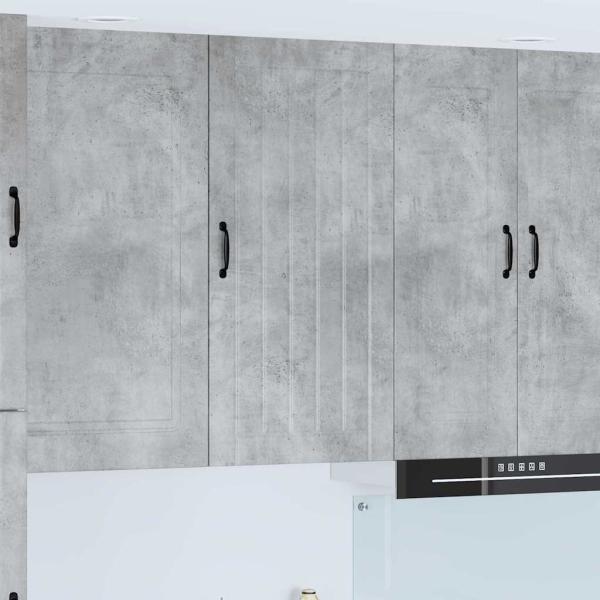 ARDEBO.de - Küchenhängeschrank Beton Grau 50 x 31 x 100 cm Holzwerkstoff