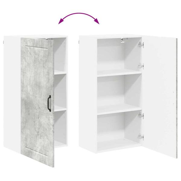 Küchenhängeschrank Beton Grau 50 x 31 x 100 cm Holzwerkstoff