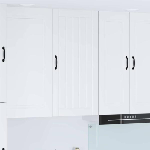 ARDEBO.de - Küchenhängeschrank mit Regal Hochglanz Weiß 50 x 31 x 100 cm