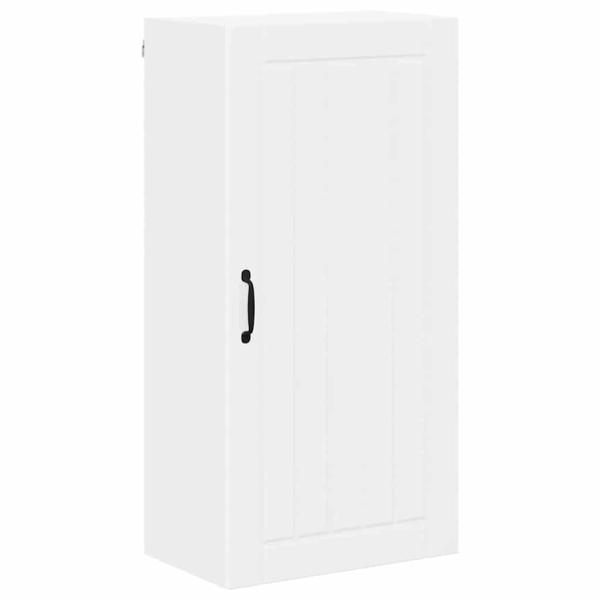 Küchenhängeschrank mit Regal Hochglanz Weiß 50 x 31 x 100 cm