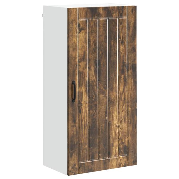 Küchenhängeschrank mit Regal Geräucherte Eiche 50 x 31 x 100 cm