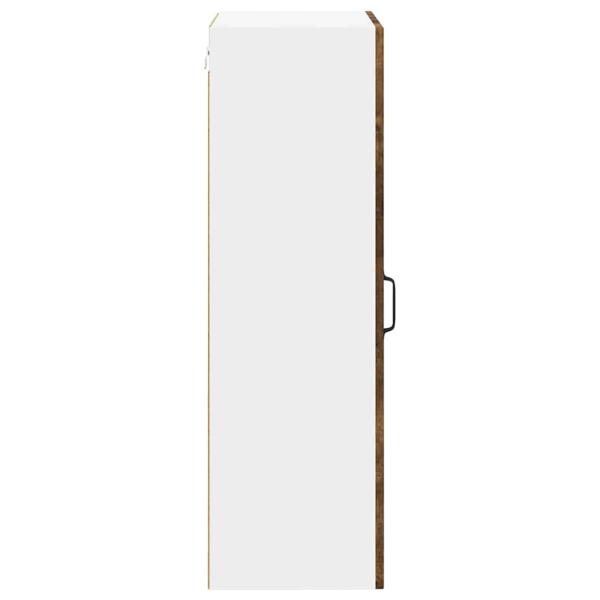 Küchenhängeschrank mit Regal Geräucherte Eiche 50 x 31 x 100 cm