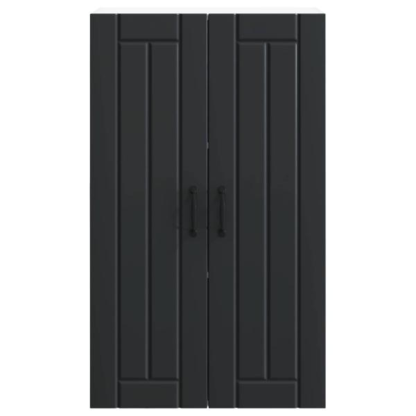 Küchenhängeschrank Schwarz 60 x 31 x 100 cm Holzwerkstoff