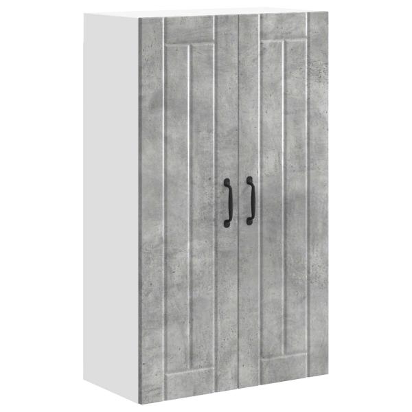 Wandschrank LUCCA Betongrau 60 x 31 x 100 cm Holzwerkstoff