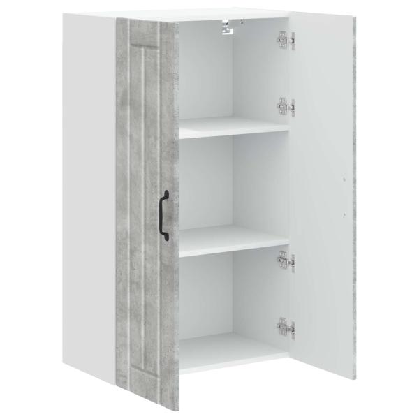 Wandschrank LUCCA Betongrau 60 x 31 x 100 cm Holzwerkstoff