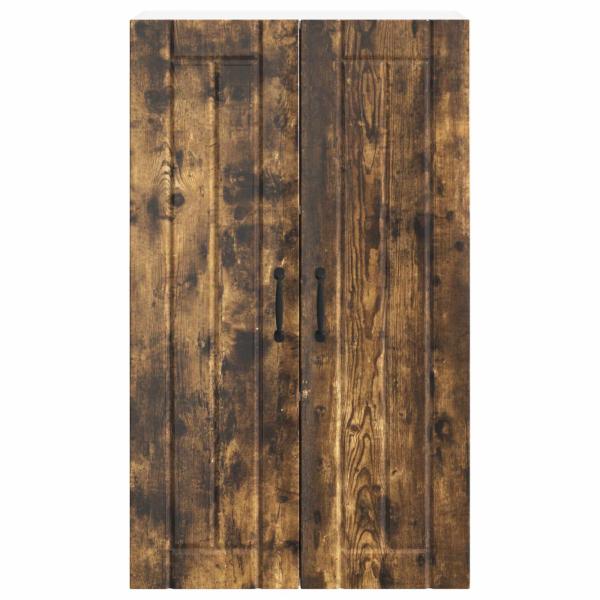 Küchenhängeschrank mit Regal Geräucherte Eiche 60 x 31 x 100 cm