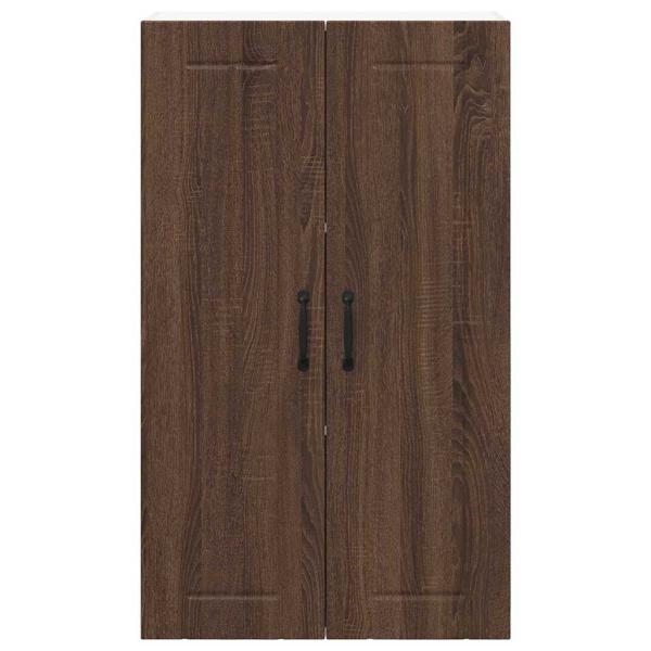 Küchenhängeschrank mit Tür Braun Eichen-Optik 60 x 31 x 100 cm
