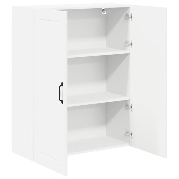 Küchenhängeschrank mit Tür Weiß 80 x 31 x 100 cm Holzwerkstoff