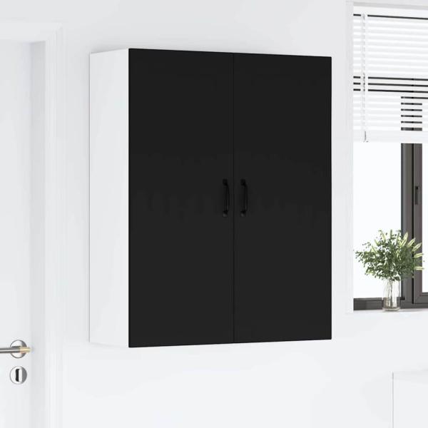 Küchenhängeschrank Schwarz 80 x 31 x 100 cm Holzwerkstoff