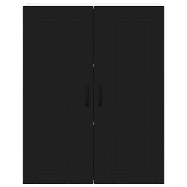 Küchenhängeschrank Schwarz 80 x 31 x 100 cm Holzwerkstoff