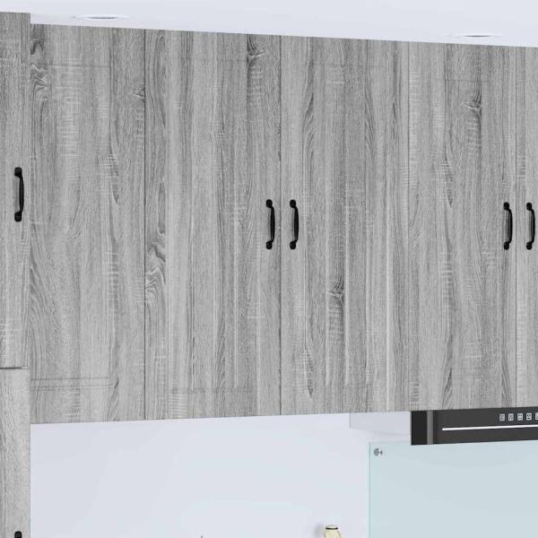 ARDEBO.de - Küchenhängeschrank Graues Sonoma 80 x 31 x 100 cm Holzwerkstoff