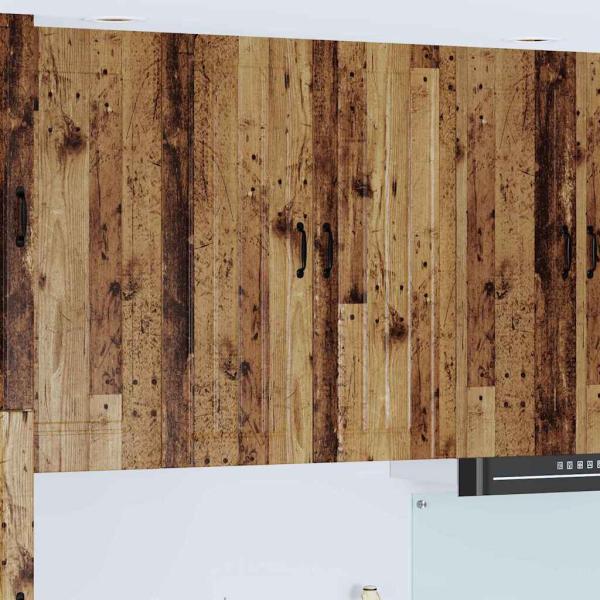 ARDEBO.de - Küchenhängeschrank Altholz 80 x 31 x 100 cm Holzwerkstoff