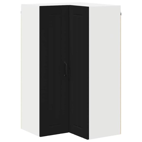 Küchenhängeschrank Schwarz 57 x 57 x 100 cm Holzwerkstoff