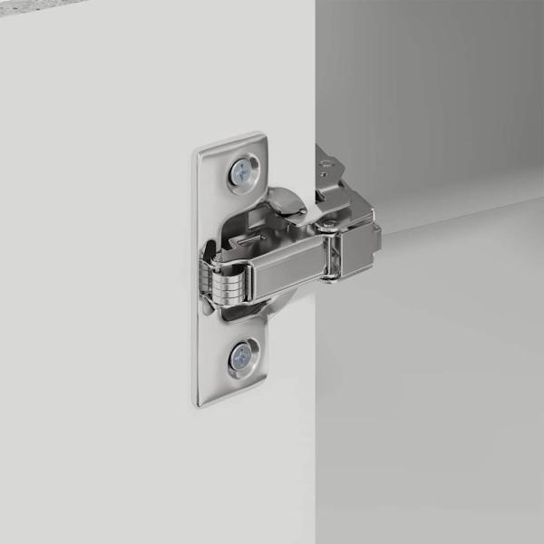 Küchenhängeschrank Beton Grau 57 x 57 x 100 cm Holzwerkstoff