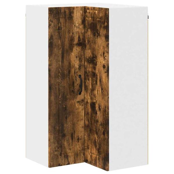 Küchenhängeschrank mit Regal Geräucherte Eiche 57 x 57 x 100 cm