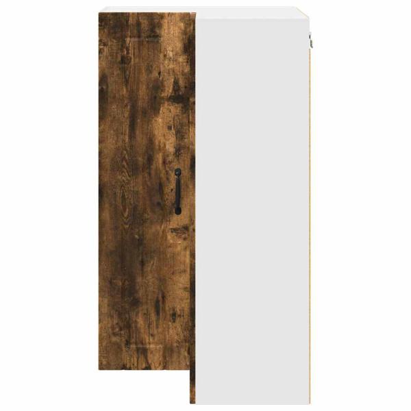 Küchenhängeschrank mit Regal Geräucherte Eiche 57 x 57 x 100 cm