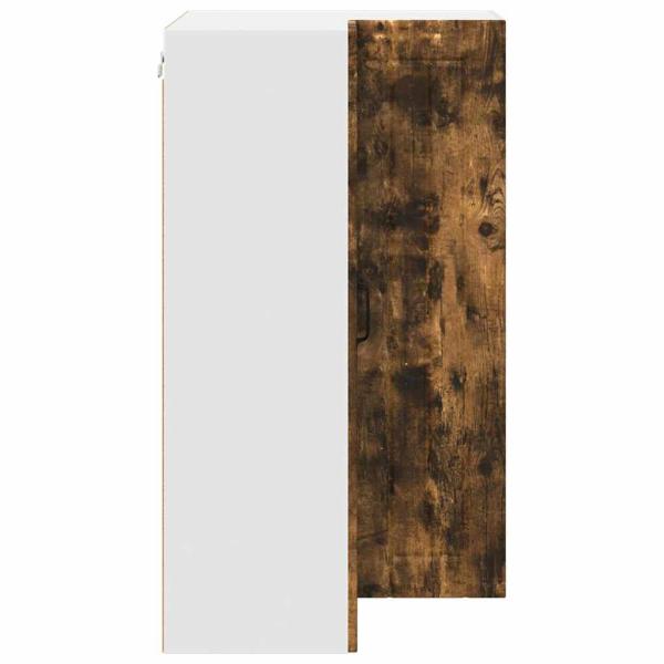 Küchenhängeschrank mit Regal Geräucherte Eiche 57 x 57 x 100 cm